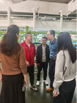 永利官网2023级辅导员赴美的集团走访看望实习学生