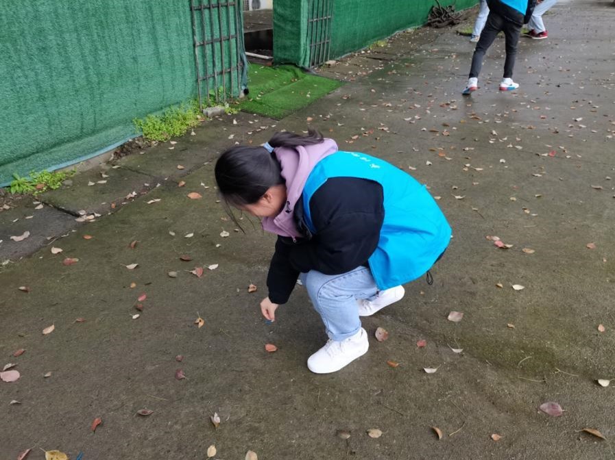 永利皇宫8858官网“雷锋月” 清扫校园志愿活动