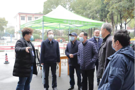 洪山区领导干部莅临永利官网开展联系“七个一”重点工作 洪山区领导干部莅临永利官网开展联系“七个一”重点工作